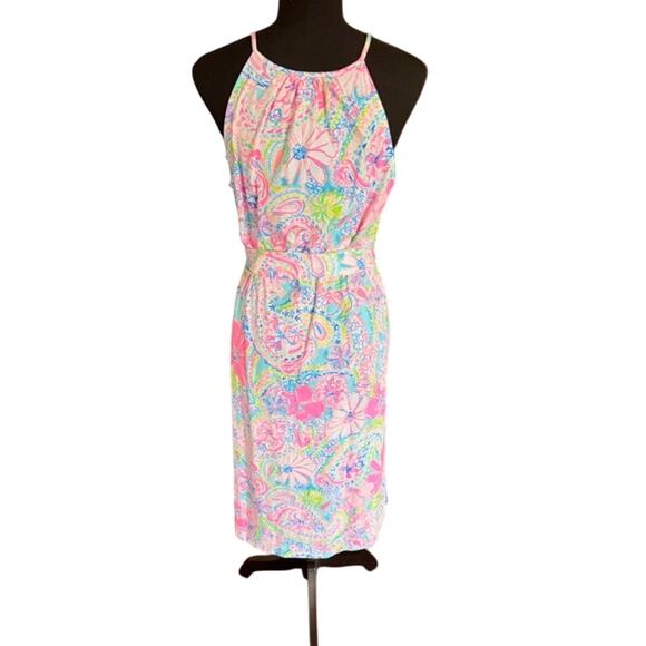 Lilly Pulitzer Sleeveless Fit & Flare Dress – Size Large - Picture 4 of 7